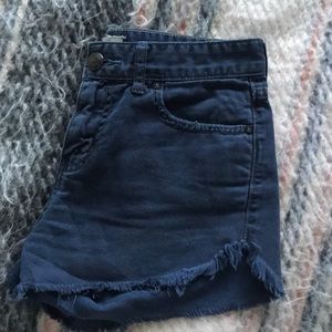 Free people jean shorts